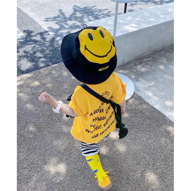 MŨ NÓN CHO BÉ, NÓN TRÒN HÌNH MẶT CƯỜI CHO BÉ