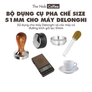 Bộ dụng cụ pha chế size 51mm cho máy pha cà phê Delonghi gia đình