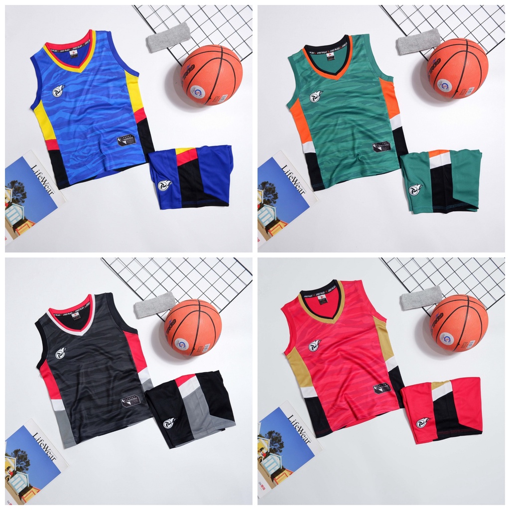 Bộ Quần Áo Bóng Rổ Trẻ Em Jumper Rất Đẹp, Đầy Đủ Size, Siêu Dễ Thương [TE2]