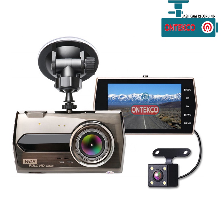 Camera Hành Trình Ô Tô ONTEKCO S16 Full HD 1296p Siêu Nét- Chống Rung, Ghi đè khi thẻ nhớ đầy