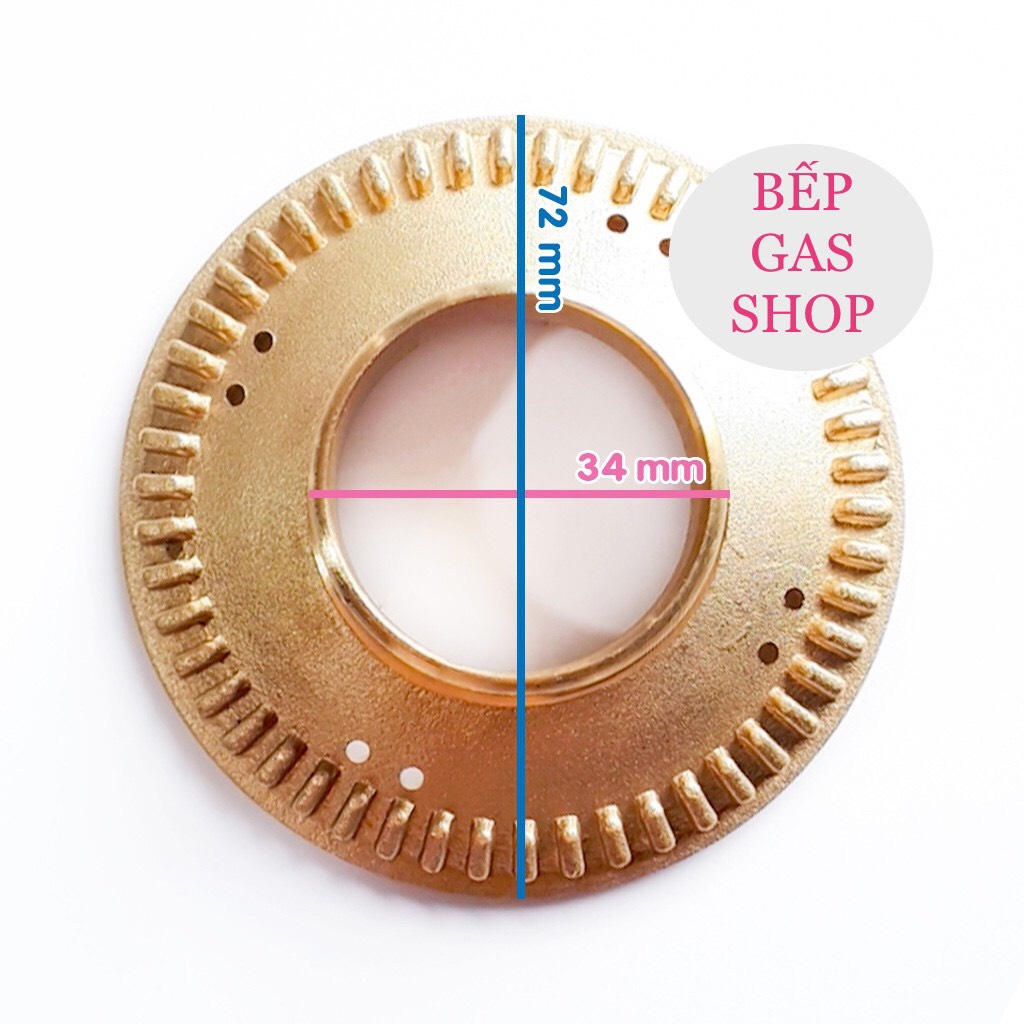 Mâm/Hâm chia lửa bếp gas dương Rinnai RV-615Slim / RV-715Slim... LOẠI TỐT