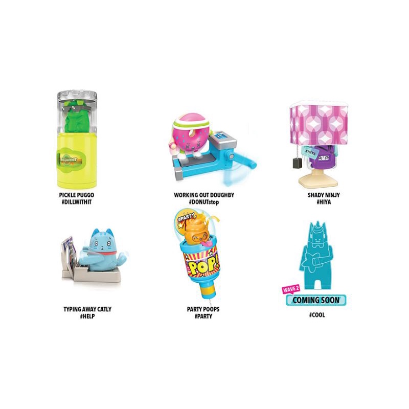 Set 10 nhân vậy Oh my gifts công năng cực kỳ đáng yêu