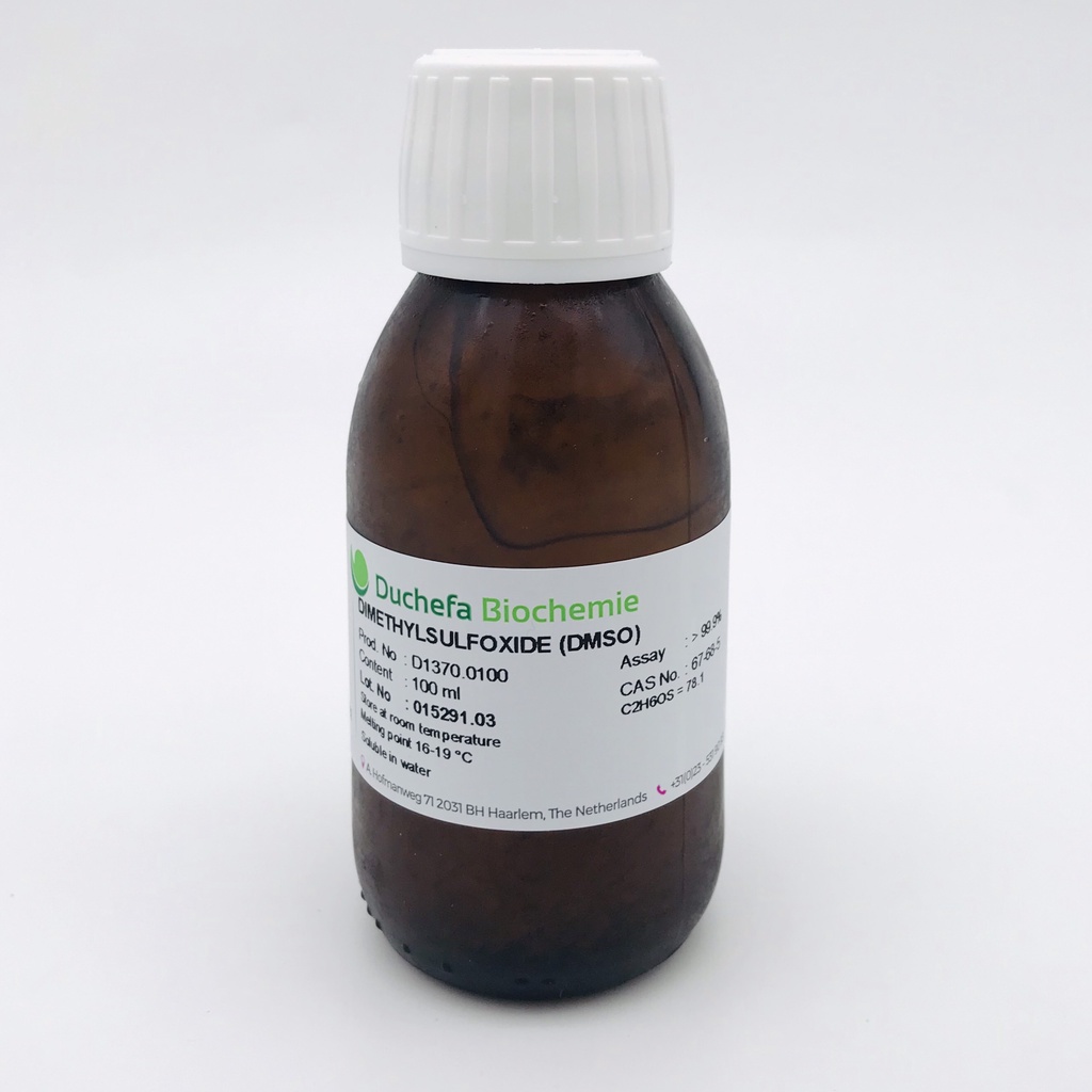 Hóa chất Dimethyl Sulfoxide >99% (DMSO, Duchefa, 67-68-5)