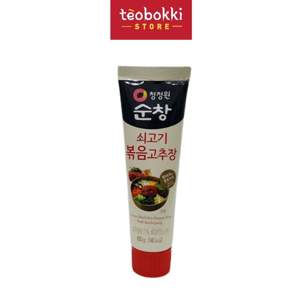 Gochujang trộn cơm thịt bò Chung Jung One tuýp 60g