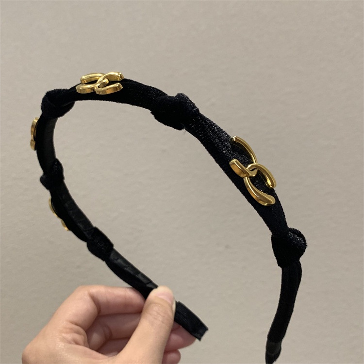 Băng Đô Nhung Mỏng Dạng Xoắn Phong Cách retro Pháp HYJP2