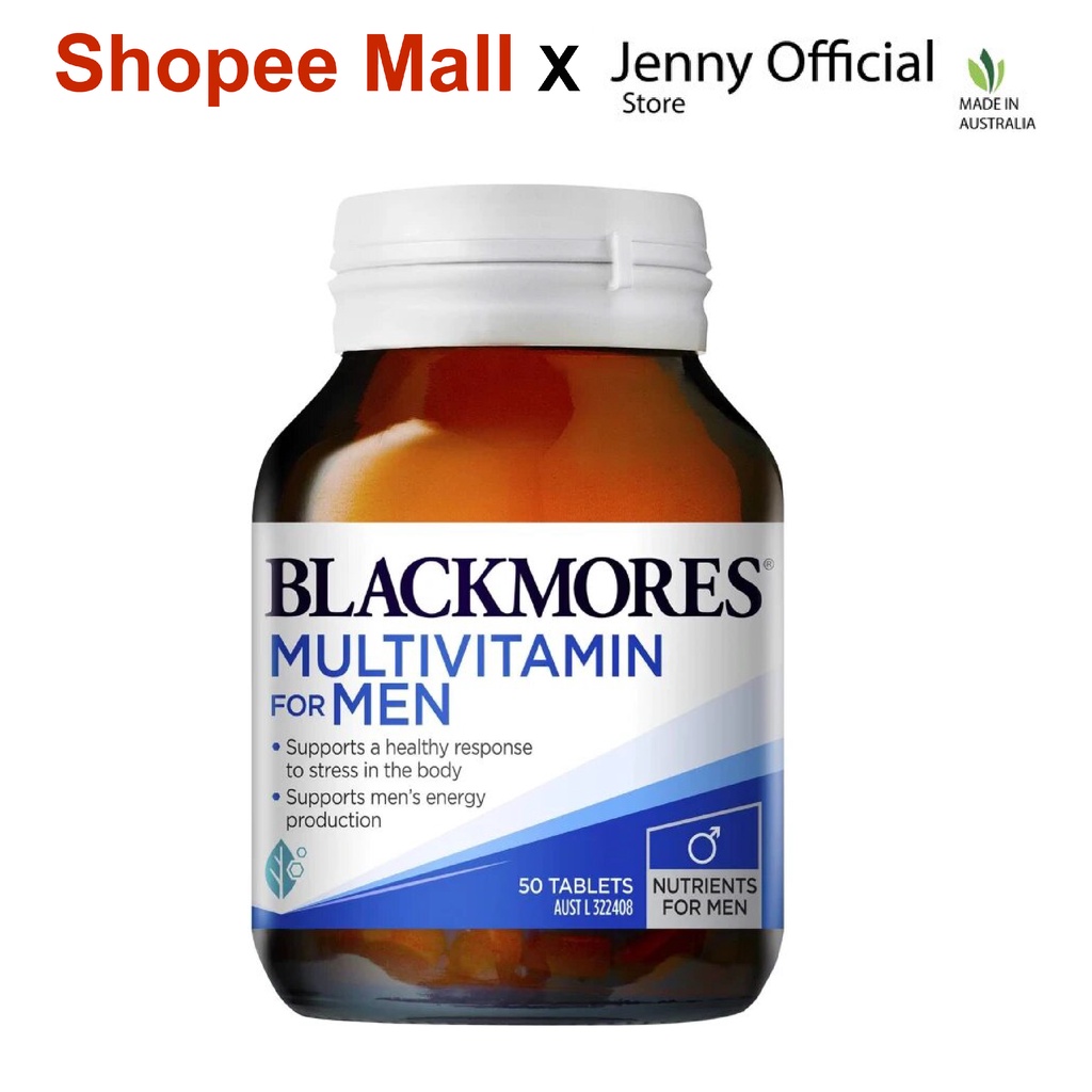 Viên uống bổ sung vitamin tổng hợp Blacmores Multivitamin for Men 50v của Úc