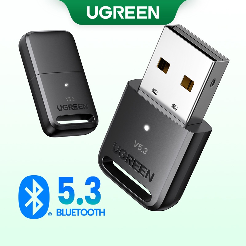 Đầu thu phát không dây USB UGREEN Bluetooth 5.3 5.0 cho PC Windows 11 10 8.1 tai nghe âm thanh nổi