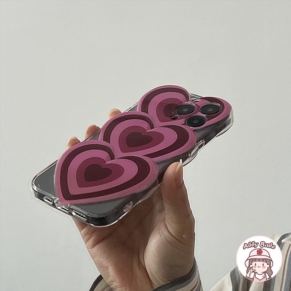 Ốp Điện Thoại TPU Mềm Siêu Mỏng Chống Sốc Họa Tiết Trái Tim Cho IPhone 14 Pro Max 11 7Plus 13 12 11 Pro Max X XS XR