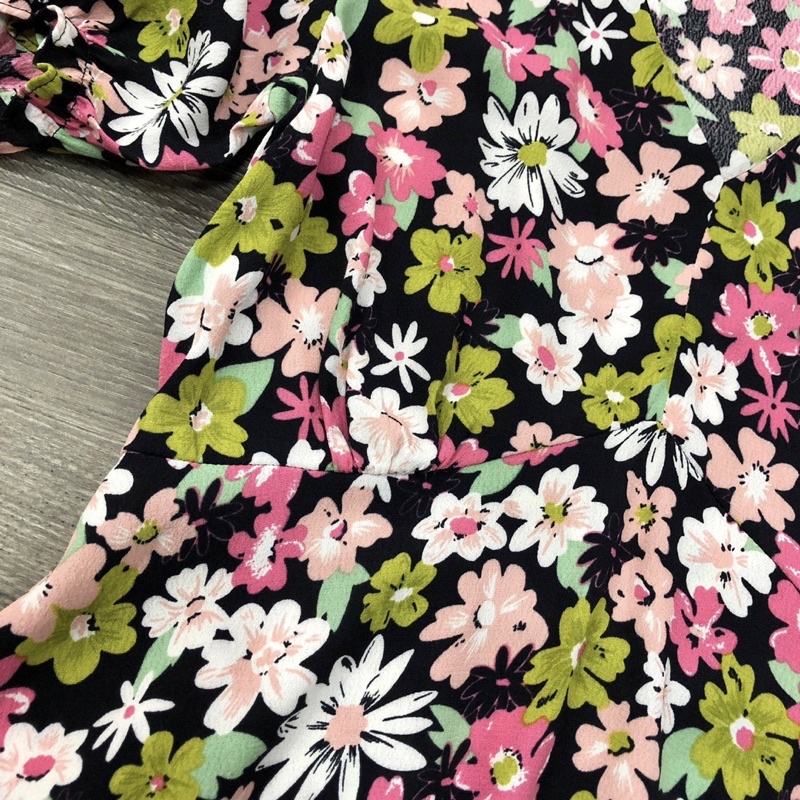 Áo Peplum Dusk in hoa bo thun eo