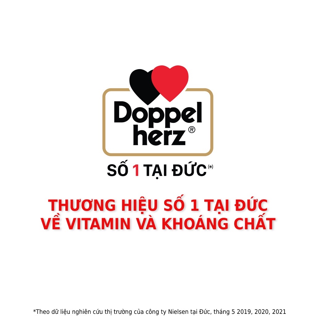 Liệu trình 03 tháng tăng cường hấp thụ Canxi, phòng ngừa loãng xương Doppelherz Vitamin K2 D3 (03 hộp, 30 viên/hộp)