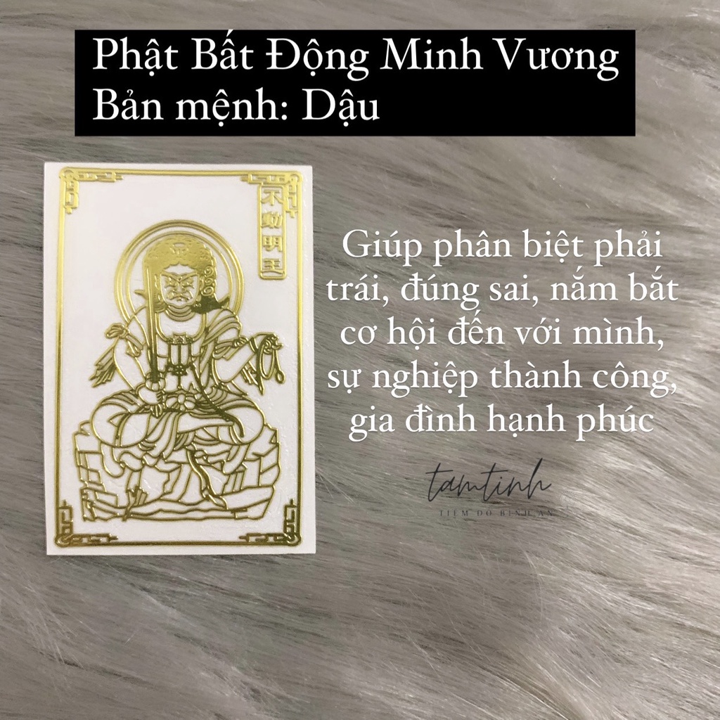 Miếng Dán Điện Thoại Phật Bản Mệnh 12 Con Giáp