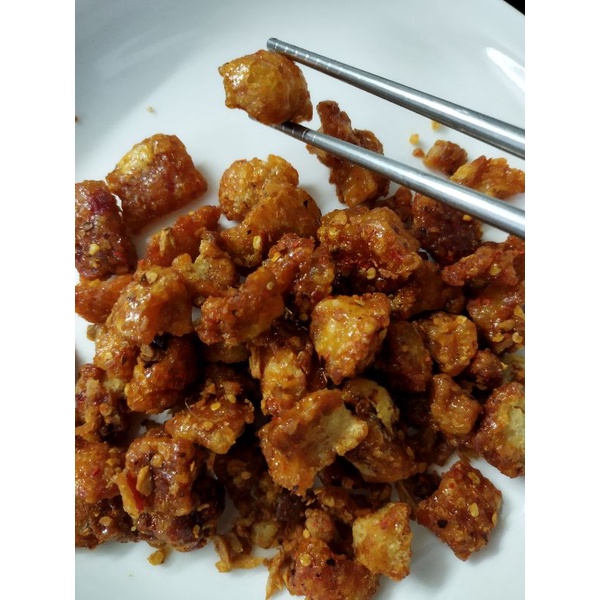 Tóp mỡ rim tỏi ớt