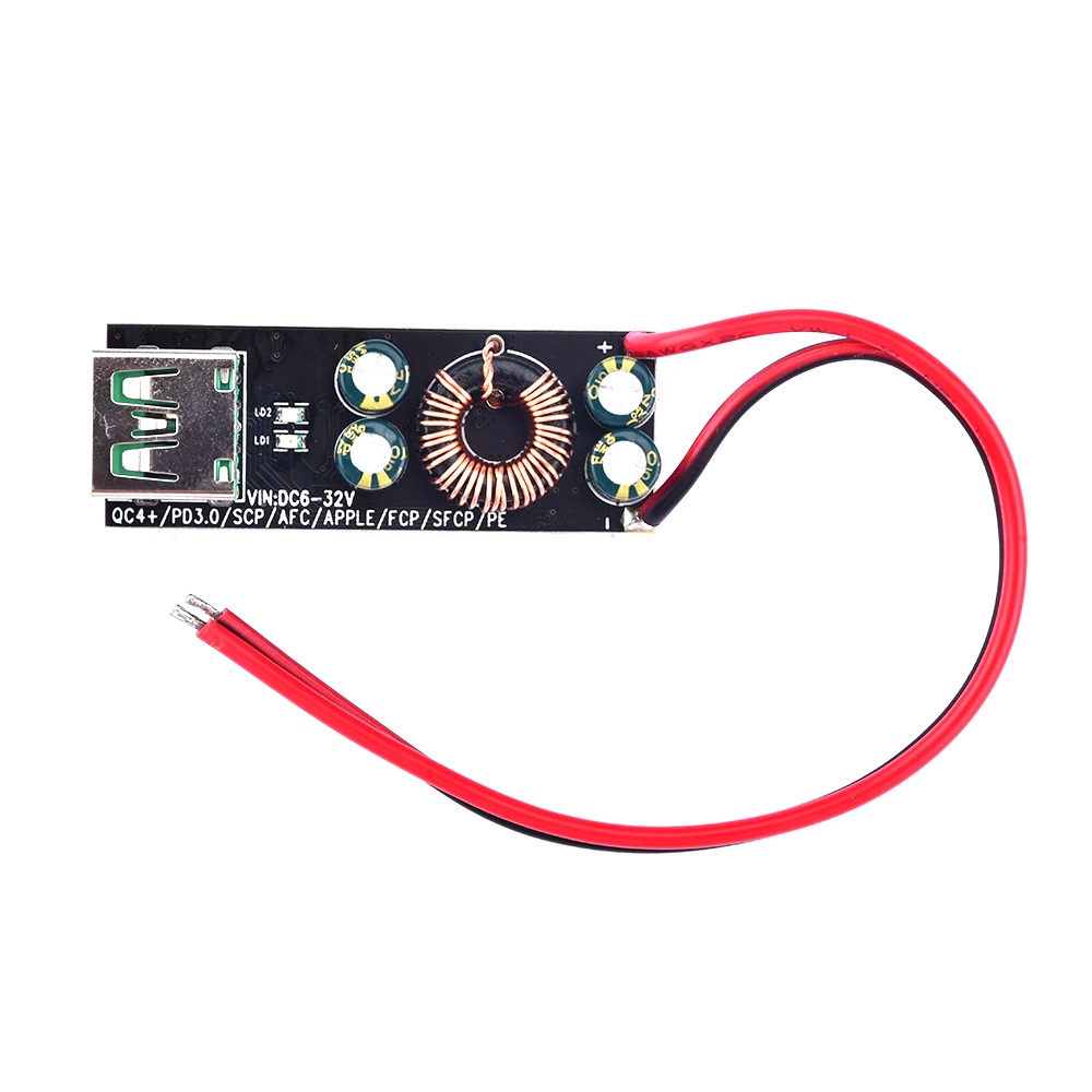 Bảng Mạch Chuyển Đổi Nguồn Điện Một Cổng DC6-32V Sang QC3.0