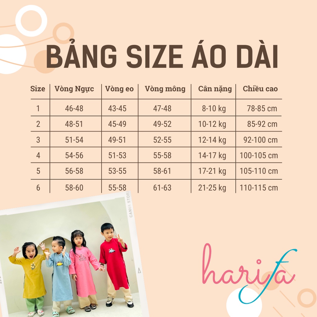 BADT010 Áo dài bé gái - màu hồng - chất liệu linen thêu tay - họa tiết cánh hoa - 1-6 tuổi
