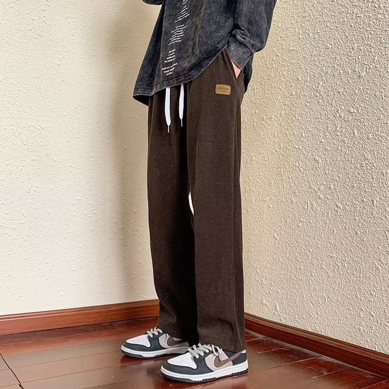 Quần Dài Dáng Rộng Phong Cách Thời Trang Harajuku Nhật Bản Cho Nam Giới Có 3 Màu Size M-3XL