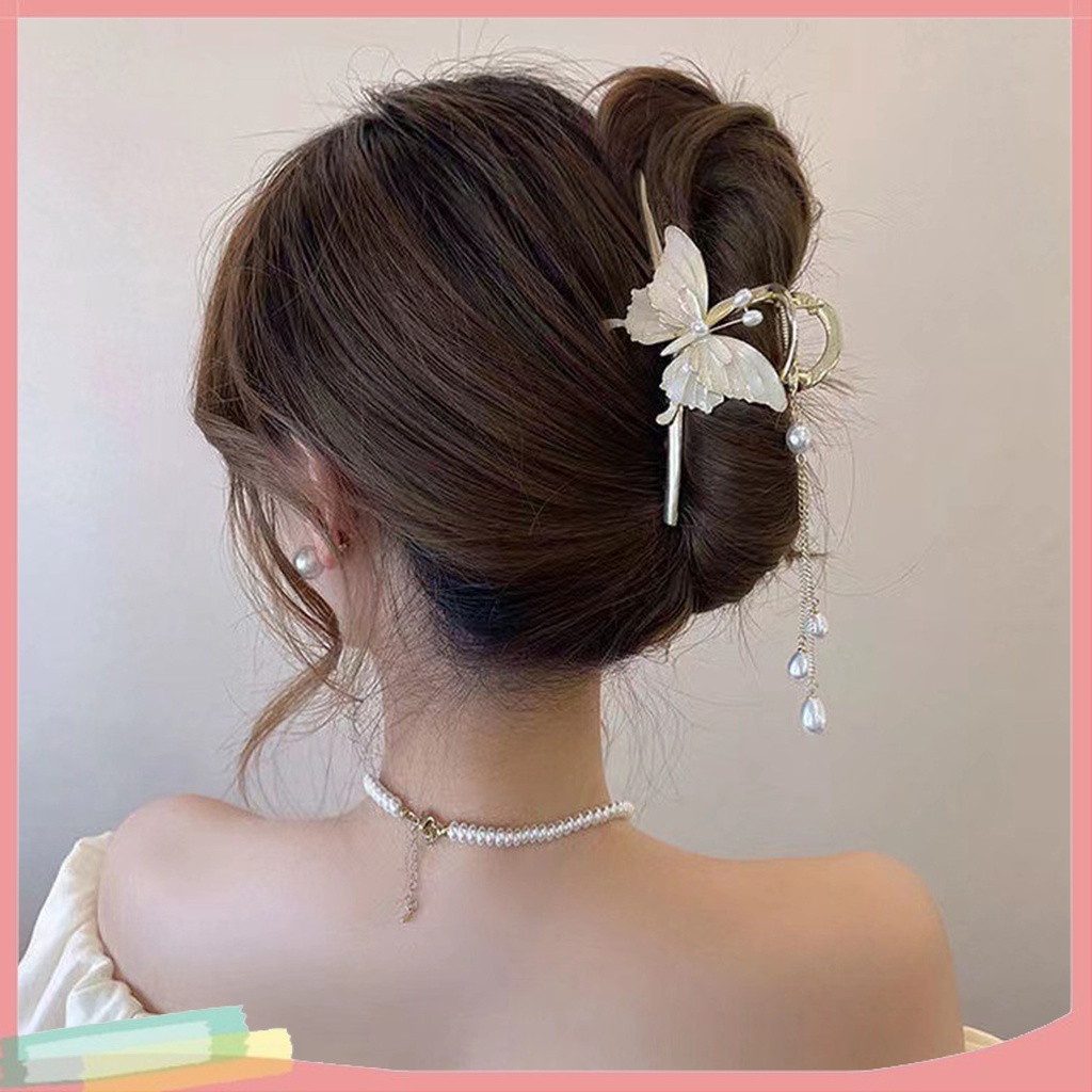 Kẹp Tóc Nữ Dáng Dài Đính Núm Tua Thời Trang