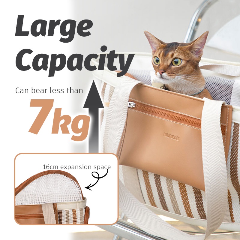 HamshMoc Ba Lô Mang Thú Cưng Đi Du Lịch Mềm Mại Tiện Dụng