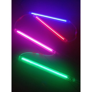 Đèn led thanh 1m nhiều màu dùng điện 220v trang trí kệ,tủ trưng bầy