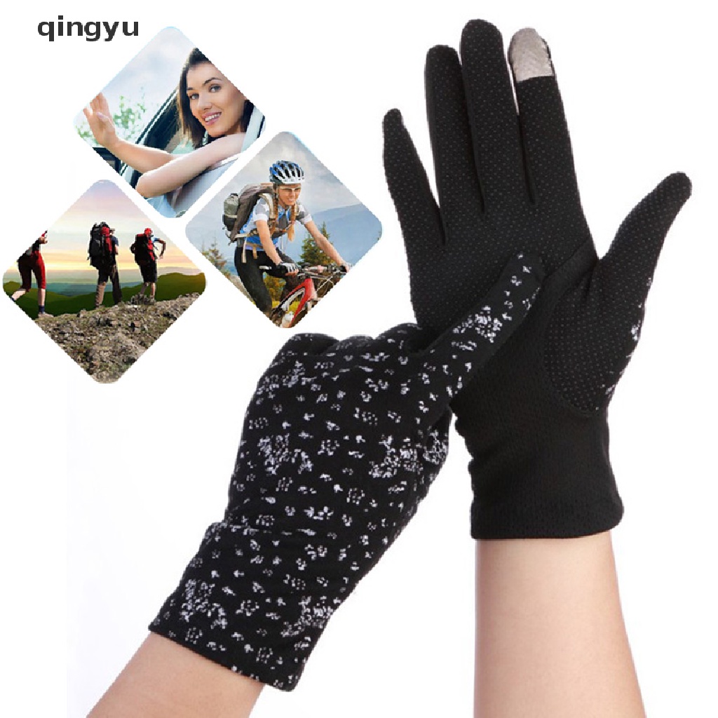 Găng Tay Chống Nắng / Tia UV Co Giãn Tốt Có Thể Dùng Màn Hình Cảm Ứng Thời Trang 2020 Cho Nữ