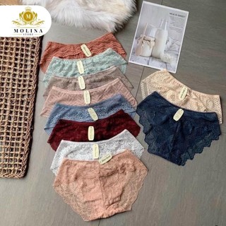 Quần Lót Nữ Molina Chất Cotton Hàn Co Giãn Thoáng Mát Chuẩn Form Nhiều Màu