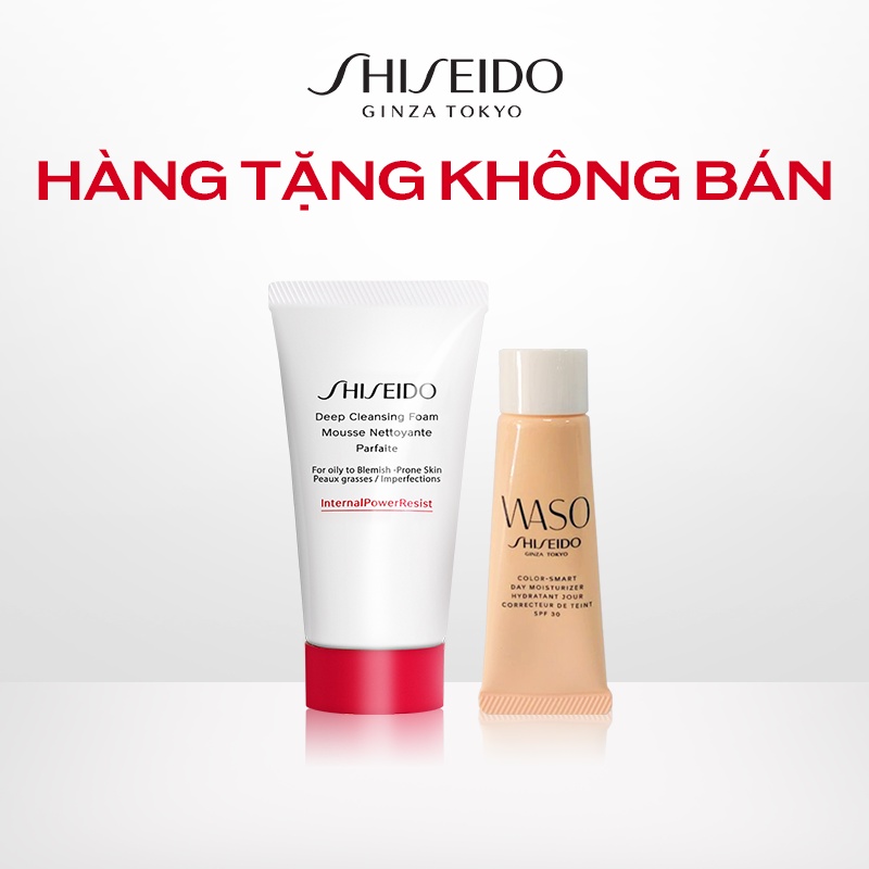[Quà tặng không bán] Bộ quà tặng Shiseido (tặng kèm sản phẩm Shiseido WASO Mask)