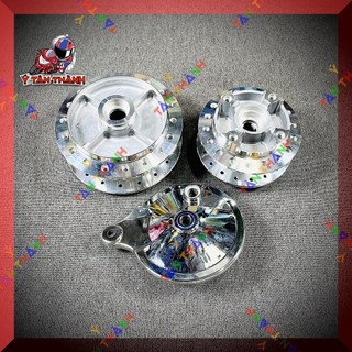 Bộ Đùm Wave S110 mạ Crom có má đùm MS37