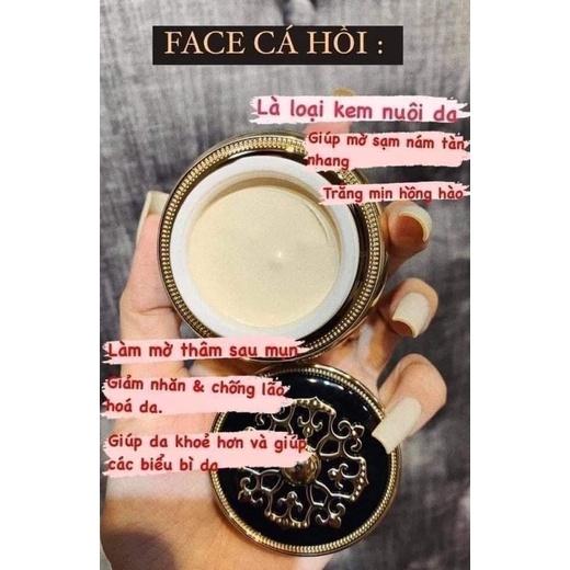 Kem Face Collagen DNA Cá Hồi - Tinh Chất Ampoule Saffron Chính Hãng
