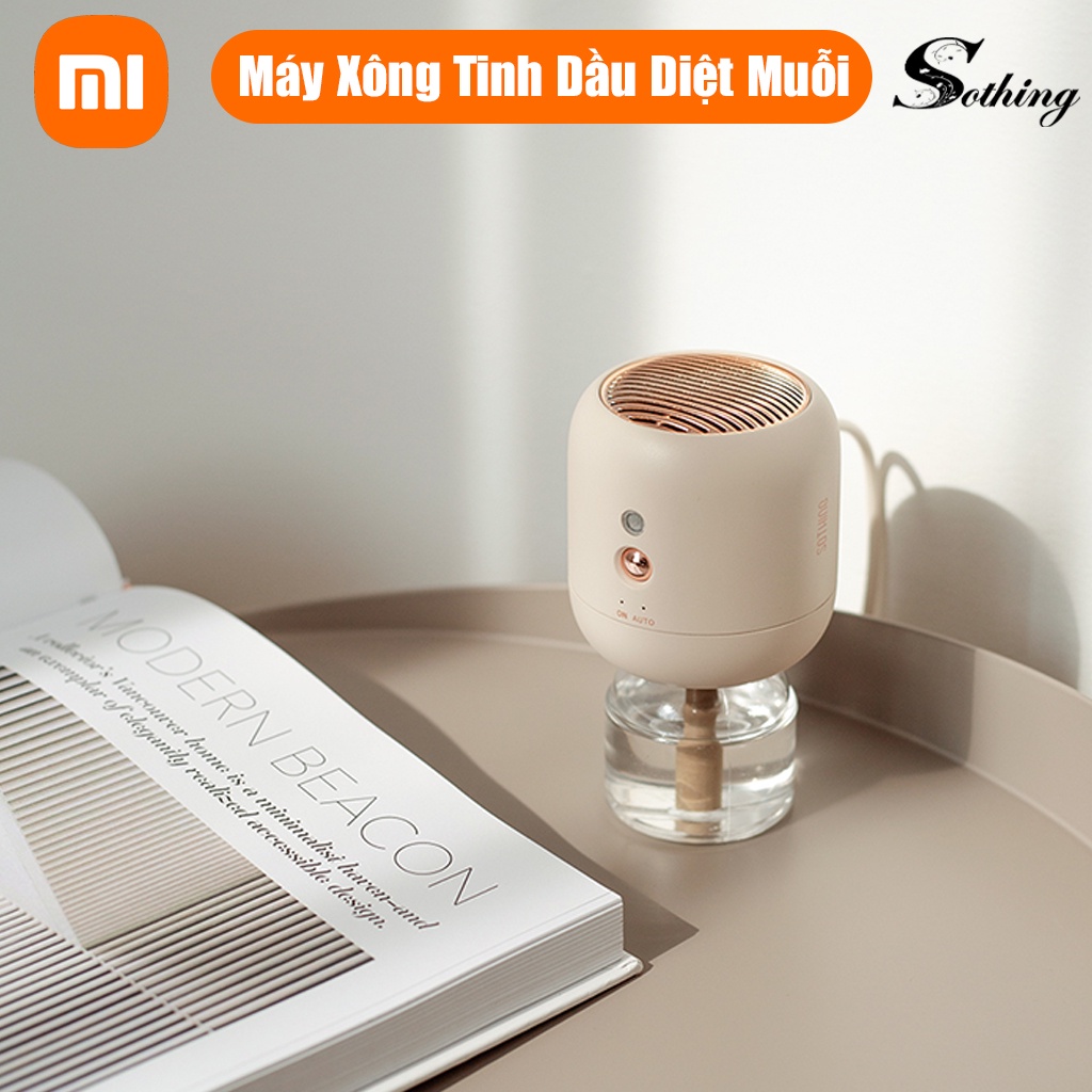 Máy đuổi muỗi Xiaomi SOTHING Xiangwu, Cảm biến thông minh tiết kiệm tinh dầu, tặng kèm 1 lọ tinh dầu