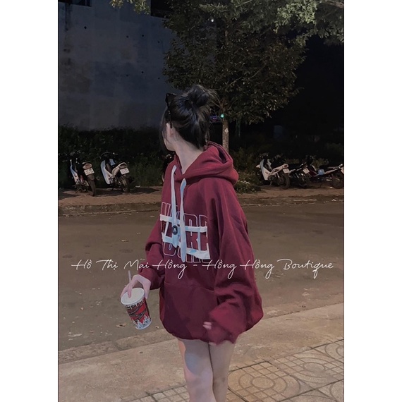 Áo Nỉ Hoodie Chữ Màu Siêu Sang