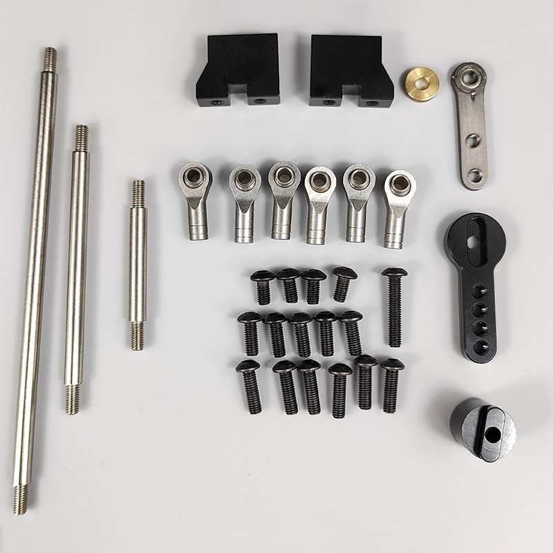 Phụ Kiện Thanh Nối Bằng Kim Loại Cho Xe Tải Điều Khiển Từ Xa 1 / 14 Tamiya Scania 770S R470 R620 Actros MAN Volvo Iveco DIY