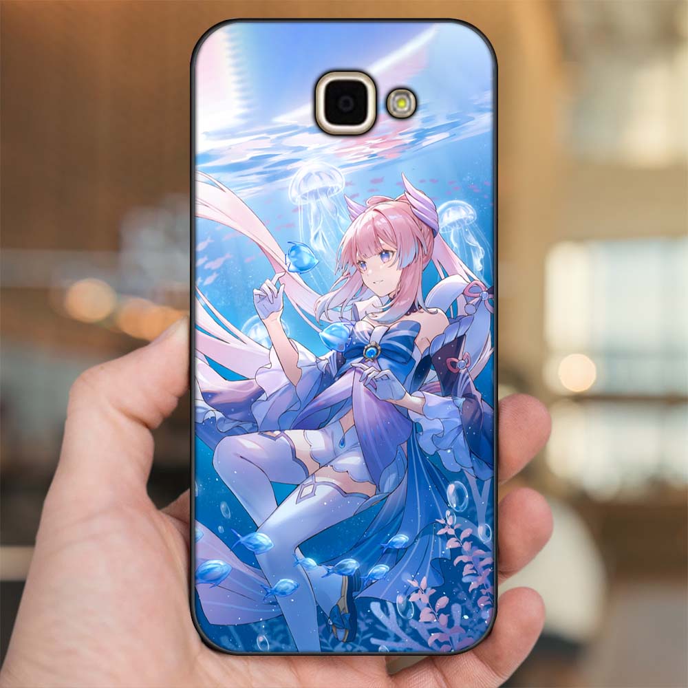 Ốp lưng Samsung A9 Pro viền đen in hình Sangonomiya Kokomi Genshin Impact