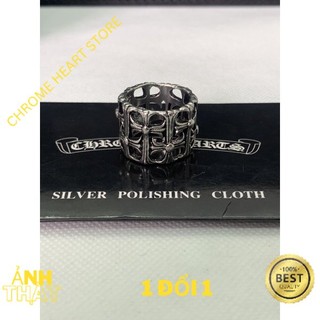 Nhẫn Unisex Chrome Heart cementery mạ bạc 925 cao cấp siêu rẻ - Chrome Heart Store