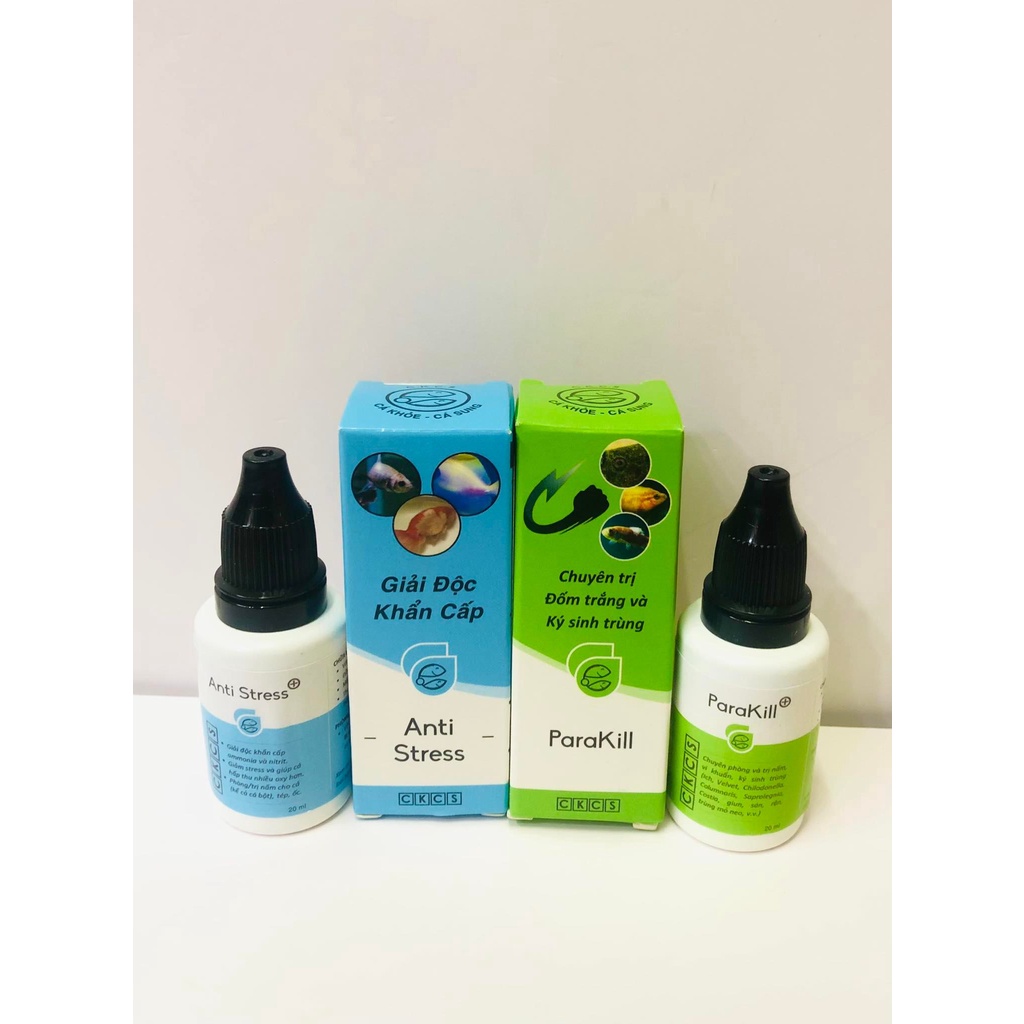 Anti Stress và ParaKill dưỡng và cải thiện nấm cho cá cảnh