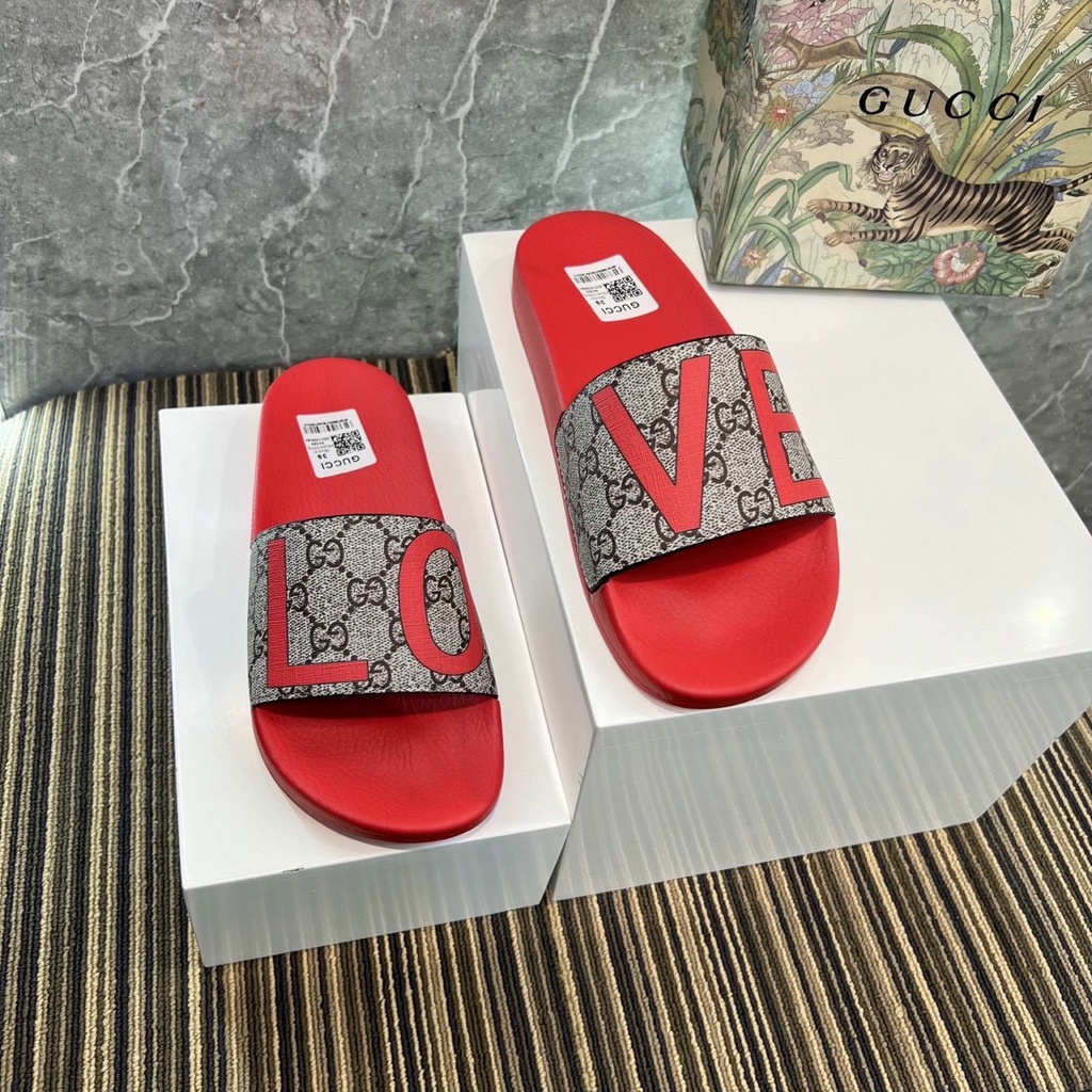 Dép nam gucci LOVE , Dép quai ngang nam nữ siêu hót