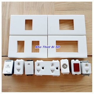 Mặt Mô dun - Hạt Công tắc - Ổ cắm  PANASONIC 16A  250V - Dòng Wide Series Chính hãng