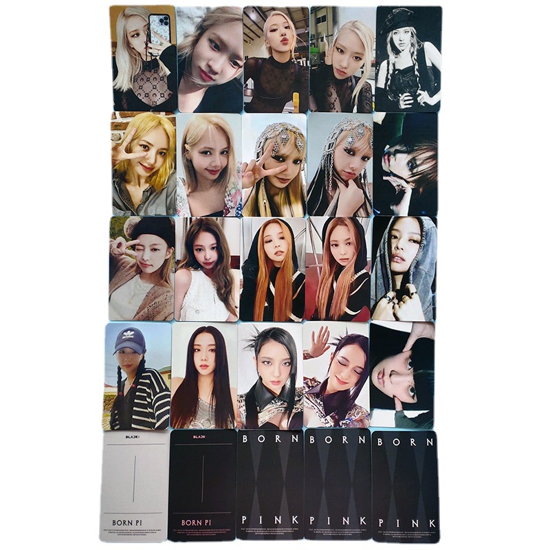 Bộ Thẻ Ảnh Nhóm Nhạc BLACKPINK Xinh Xắn