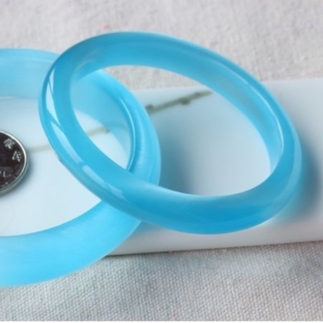 Vòng Tay Đá Opal Màu Xanh Nhạt Thời Trang Hàn Quốc Cho Nữ