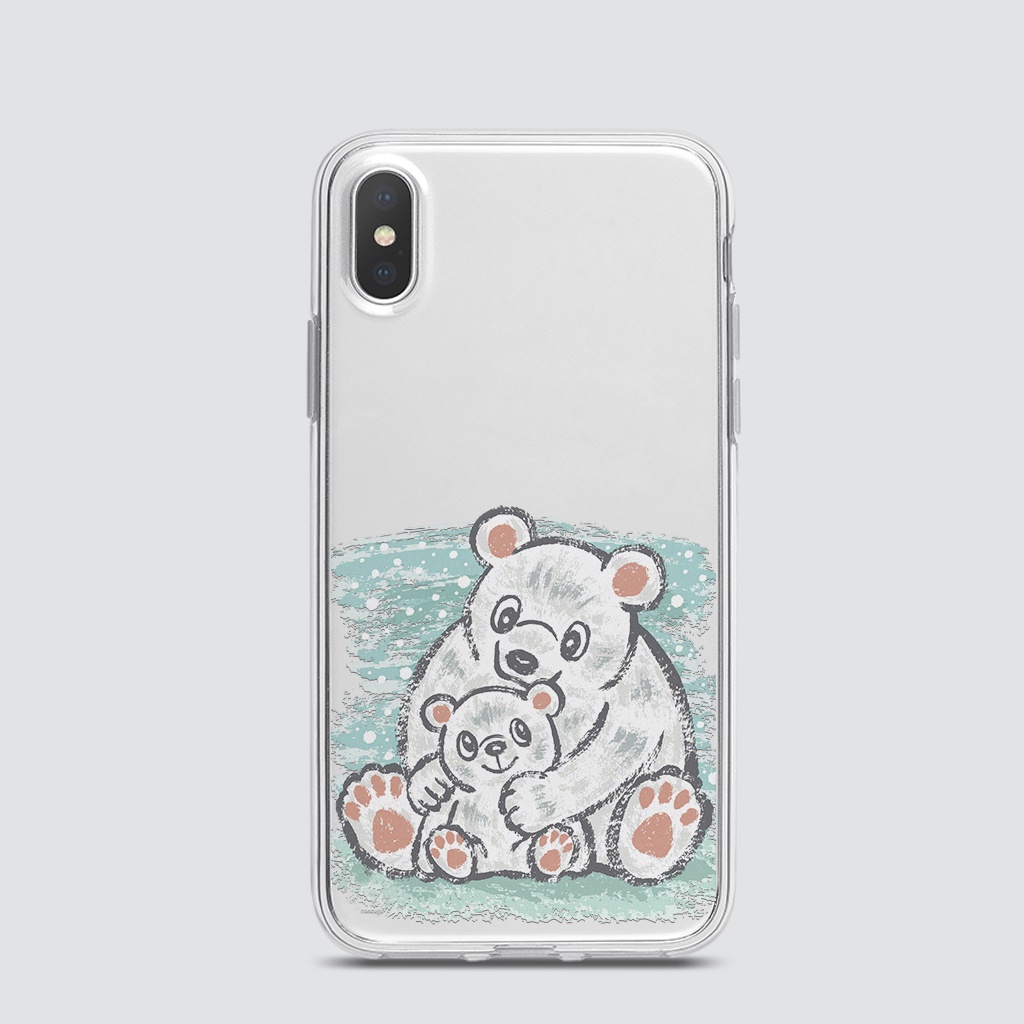 Ốp lưng iphone Gấu Voi silicon dẻo ip 7 8 Plus 6 6s Plus 11 13 12 14 Pro MAX XR X XS MAX SE 2020 u401