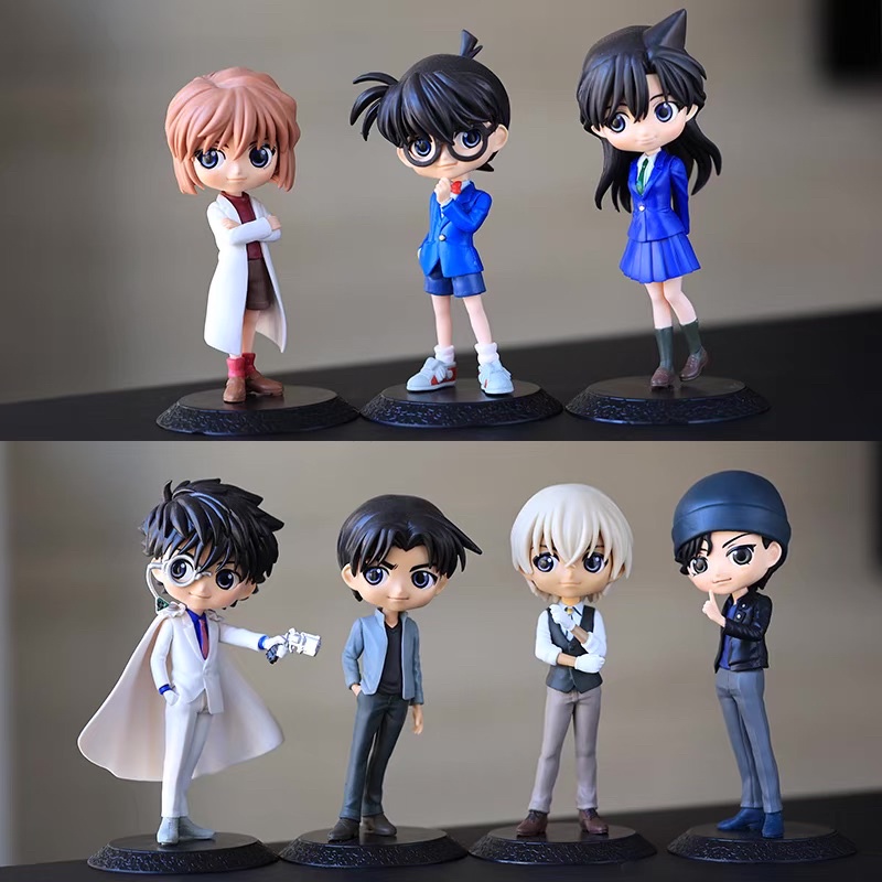 Set 7 Mô Hình Thám Tử Lừng Danh Conan Q Posket Cao 14-16cm No box < Shinichi Ran Mori Hattori Kid Haibara >
