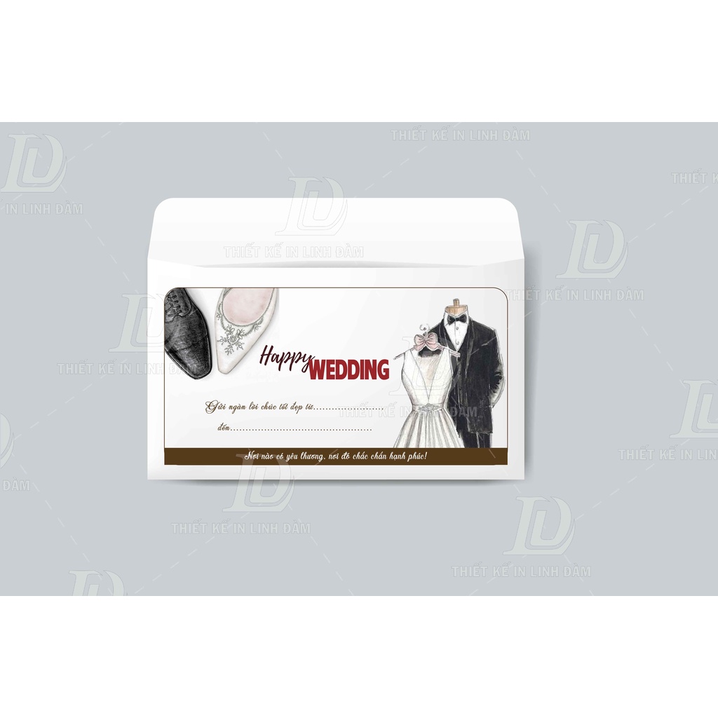 (MỚI) COMBO 4 PHONG BÌ ĐÁM CƯỚI, PHONG BÌ MỪNG ĐÁM CƯỚI, PHONG BÌ THIẾT KẾ