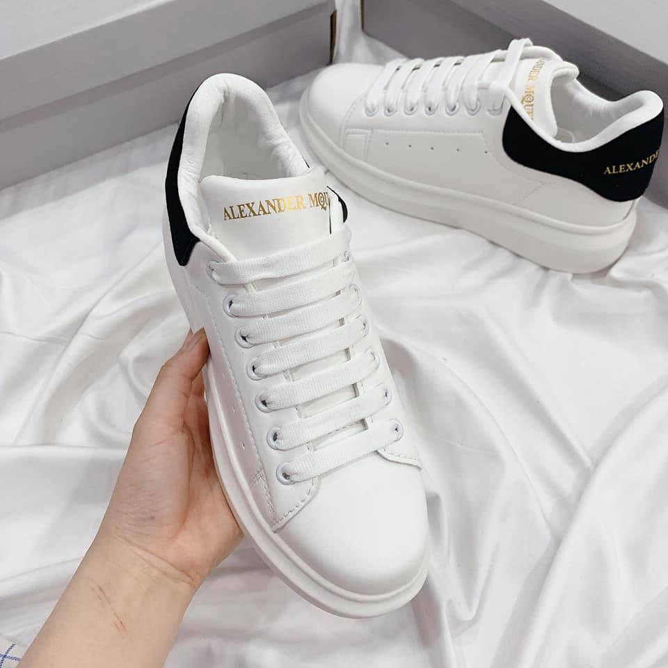 Giày Alexander Mc Queen MCQ Thể Thao Giày Độn Đế Nam Nữ Đen Trắng Thời Trang Giá Rẻ Full Box E230 Errol Sneaker