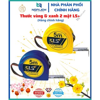Thước vàng & xanh 2 mặt ls+