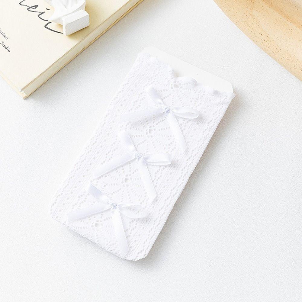 Đôi Vớ Cotton Dài Mềm Mại Phối Ren Hình Ngôi Sao Nhiều Màu Dành Cho Bé Gái