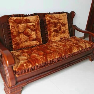 Thảm trải ghế đệm ghế tây âu nhập khẩu cao cấp, đệm ghế gỗ, thảm trải trên ghế gỗ dầy dặn êm ái