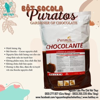 Bột socola puratos nguyên chất 1kg