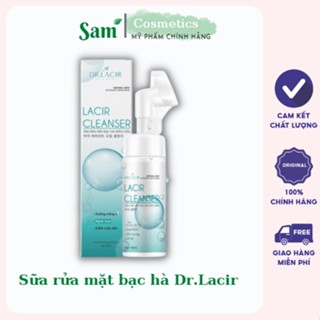 Sữa Rửa Mặt Bạc Hà Kiềm Dầu Dr.lacir 150ml, phù hợp với da dầu, kiểm soát bá nhờn, ngừa mụn