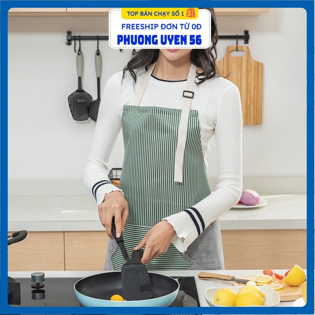 Tạp Dề Hàn Quốc K8 Hàng Cao Cấp (Vải Không Thấm Nước)