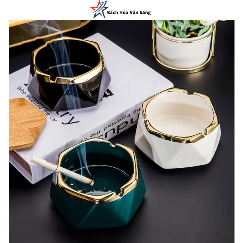 Nhẹ sang trọng gốm gạt tàn nhà phòng khách văn phòng gạt tàn