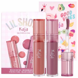 Set son bóng Kaja Mini Lil Shots Hydrating Lip Gloss Set
