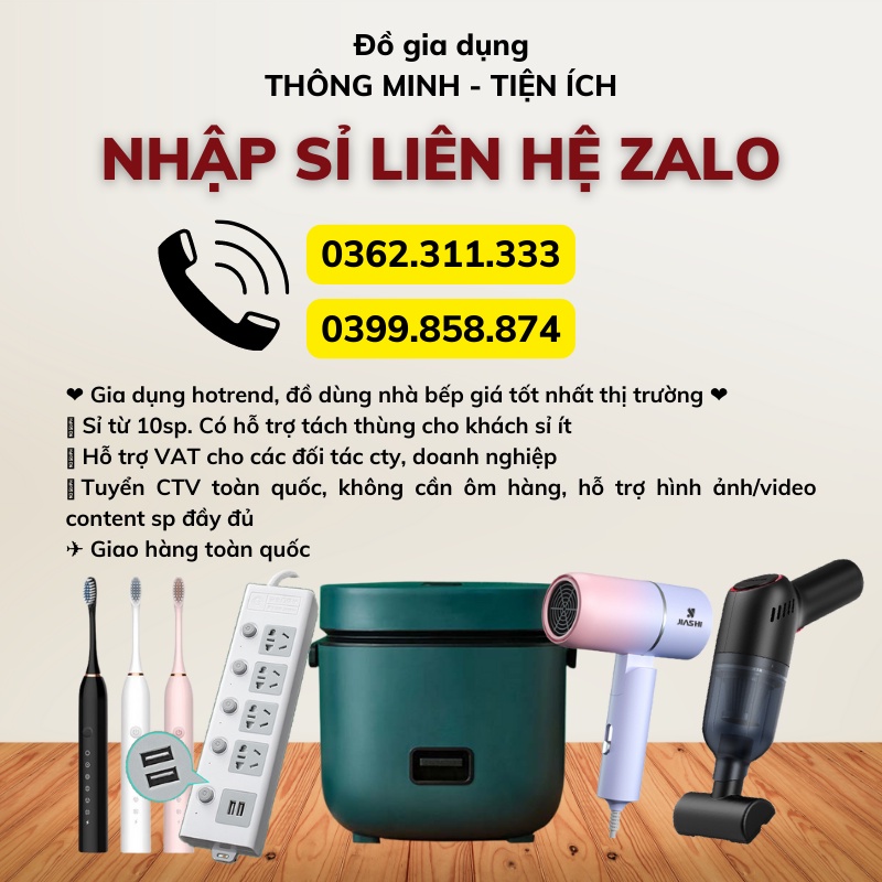 Súng Massage mini JIASHI 4 đầu 6 cấp độ thư giãn toàn thân nhanh chóng giải tỏa mệt mỏi - SMS04